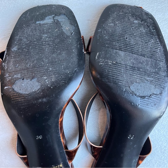 LMS the Brand The Rachel Block heel Tortoise Sandals Size 39 - Picture 10 of 12